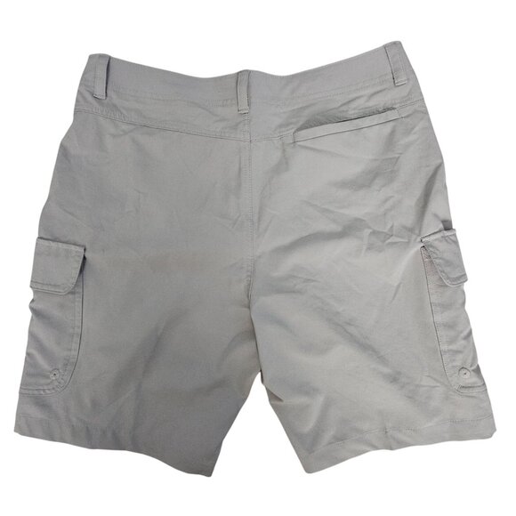 SAVANE Men's Light Gray Relaxed Fit Cargo Shorts Size 32 - Picture 3 of 12